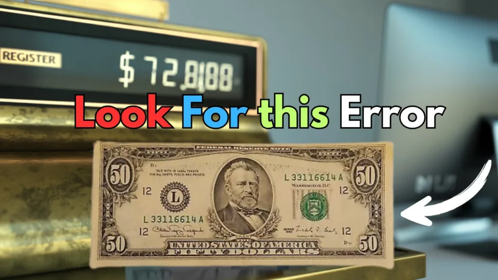 2021 $50 Bill With Ink Bleed Found in Cash Register — Valued at $72,000